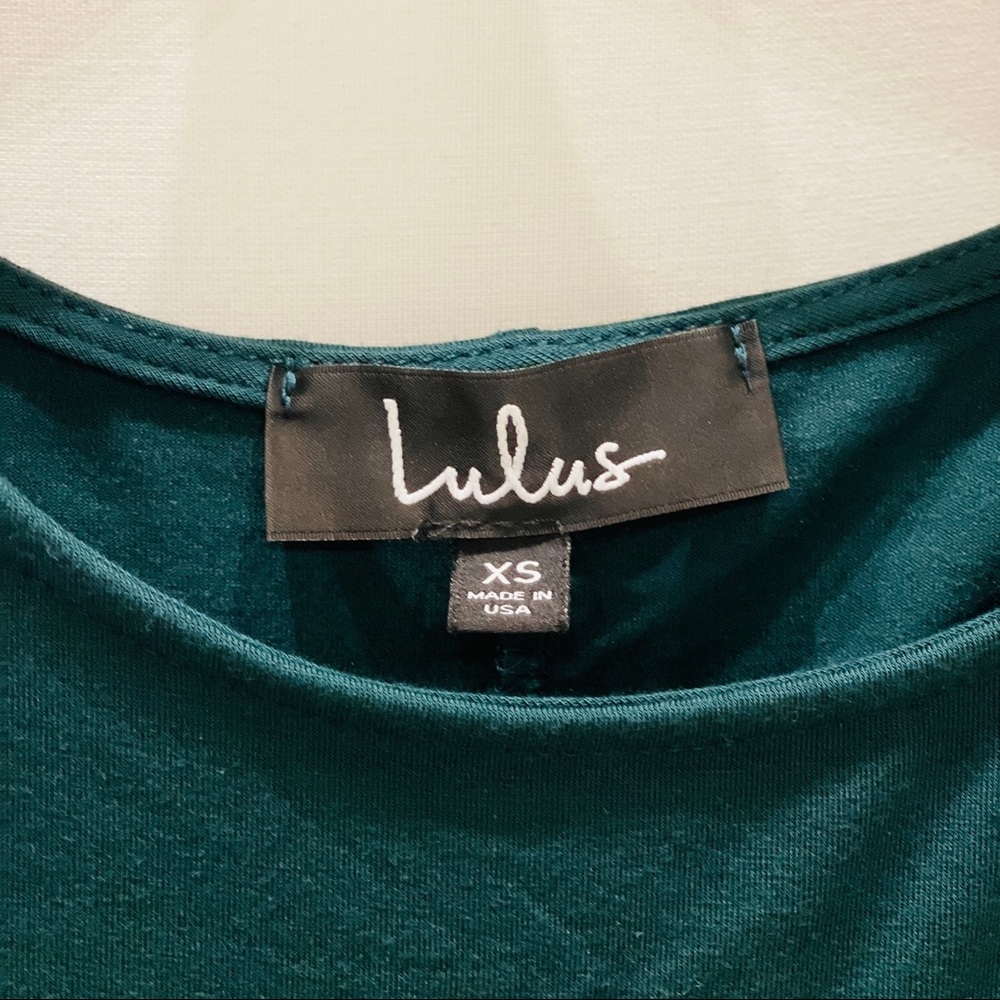 Lulus Forest Green Long Sleeve Maxi Dress. Size: X-Small. - Picture 2 of 5